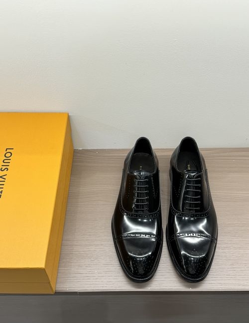 Louis Vuitton LV Cowhide Leather Formal Oxford Shoes