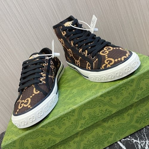Gucci Tennis Classic Canvas Shoes, Low/High Top