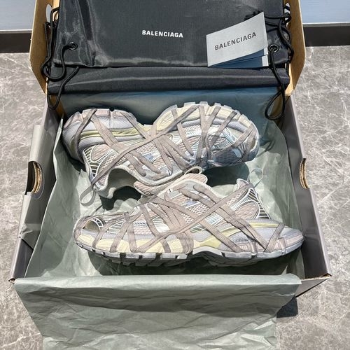 Balenciaga 3xl Spider-Man Mesh Vintage Low-top Off-white Sneakers