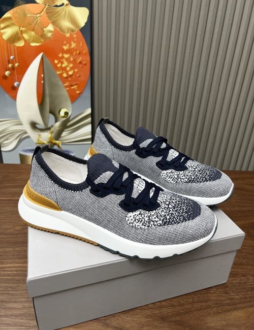 Brunello Cucinelli BC Cashmere Knit Casual Shoes