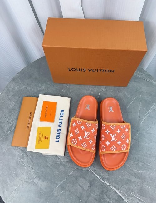 Louis Vuitton LV Pool Pillow Comfort Monogram Slides In 8 Colors