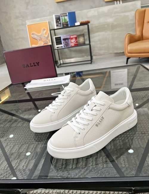 Bally Cowhide Sneakers With Original Sole