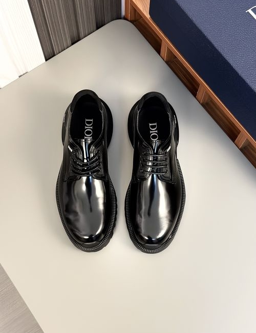Christian Dior CD Printed Cow Leather Shoes