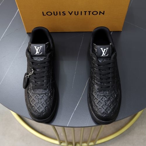 Louis Vuitton LV Top Grade Leather Casual Sneakers