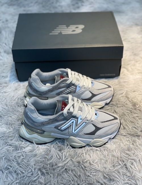 New Balance NB9060 Light Gray Platform Sneakers