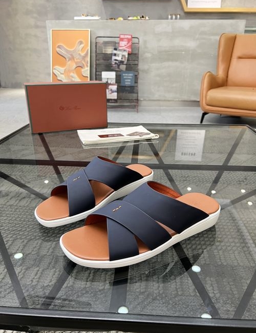 Louis Vuitton LV Embossed Calfskin Casual Slippers