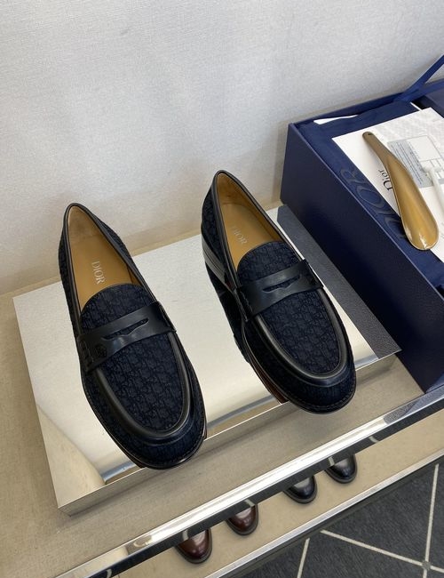 Christian Dior CD Cow Leather Sole Dress Shoes