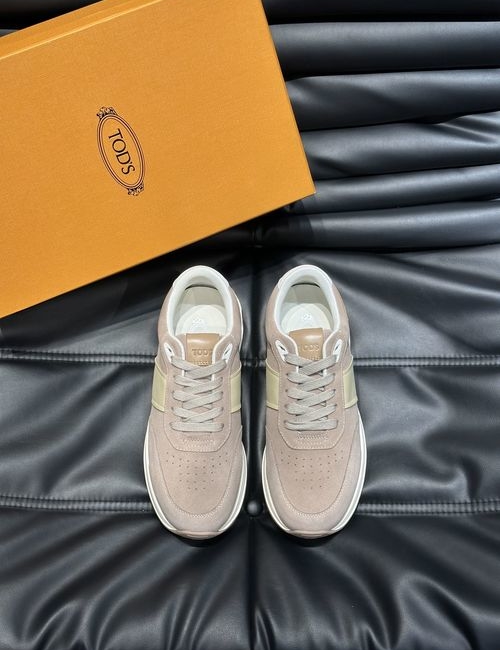 Tods New Casual Sneakers With Imported Leather And Tod s Logo