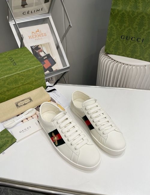 Gucci Classic Leather Casual Sneakers