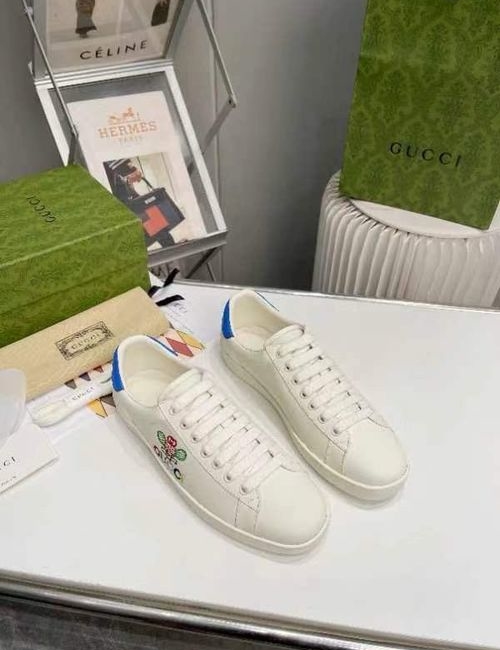 Gucci Classic Leather Casual Sneakers