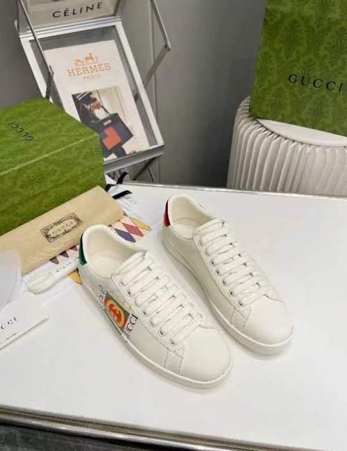 Gucci Classic Leather Casual Sneakers