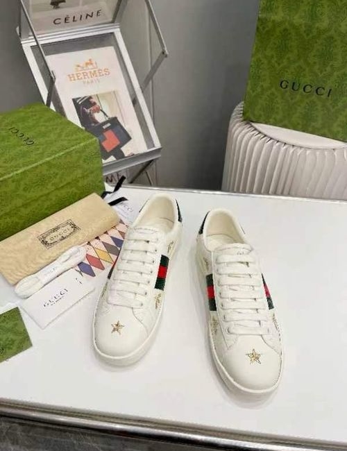 Gucci Classic Leather Casual Sneakers