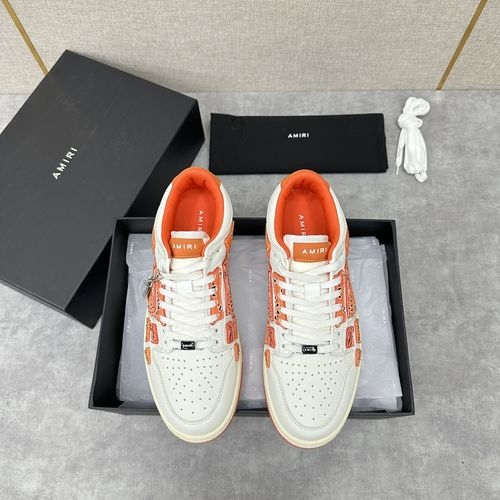 Ami Runway Skel Top Bone Casual Sneakers