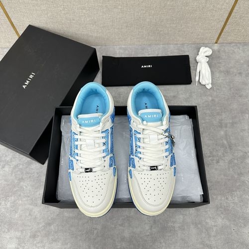 Ami Runway Skel Top Bone Casual Sneakers