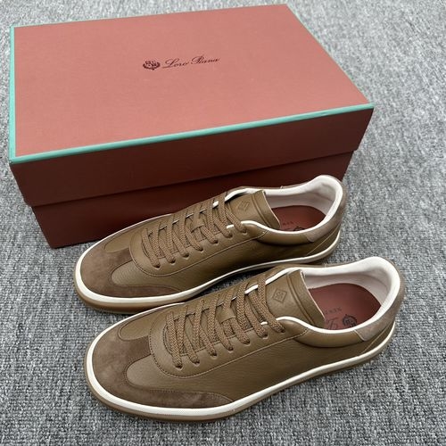 Loro Piana LP Suede Low-top Casual Sneakers