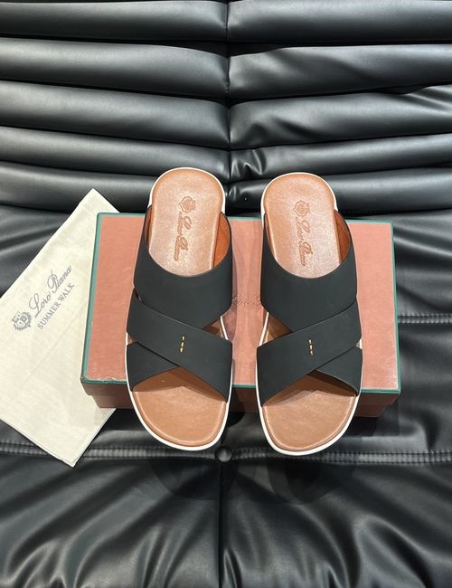Brunello Cucinelli BC Cross-strap Cowhide Sandals Slides