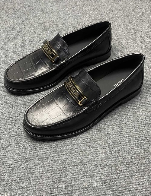 Christian Dior CD Slip-On Casual Leather Shoes