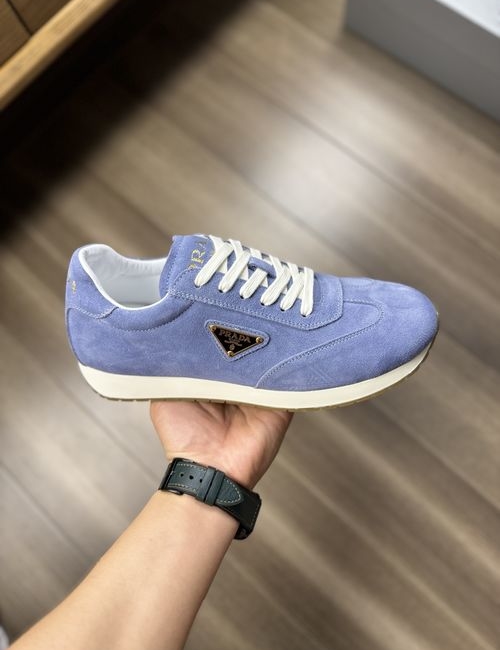 Prada Cowhide TPR Two-tone Sole Shoes