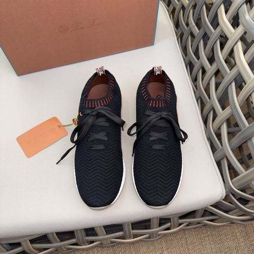 Loro Piana LP Wish Wool Knit Sneakers