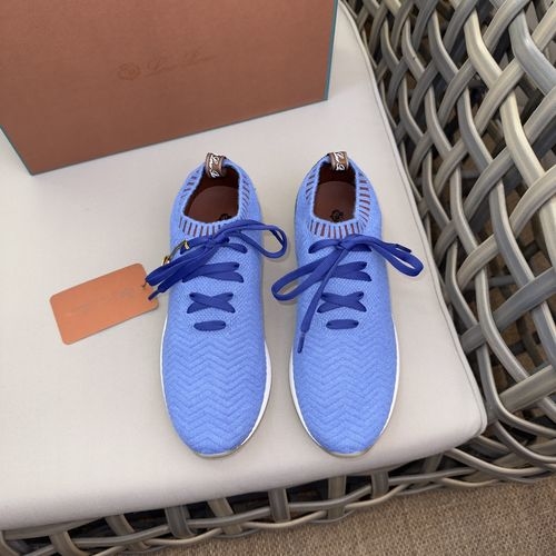 Loro Piana LP Wish Wool Knit Sneakers