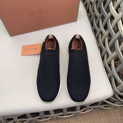 Loro Piana LP Wish Wool Knit Sneakers