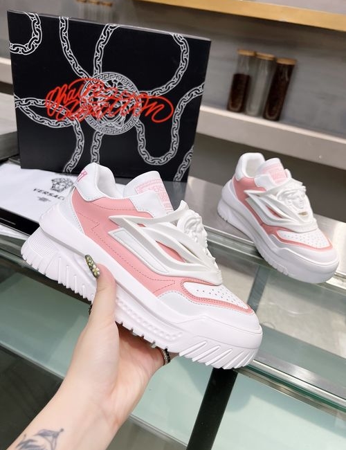 Versace Comfortable Shock-absorbing Leather Casual Shoes