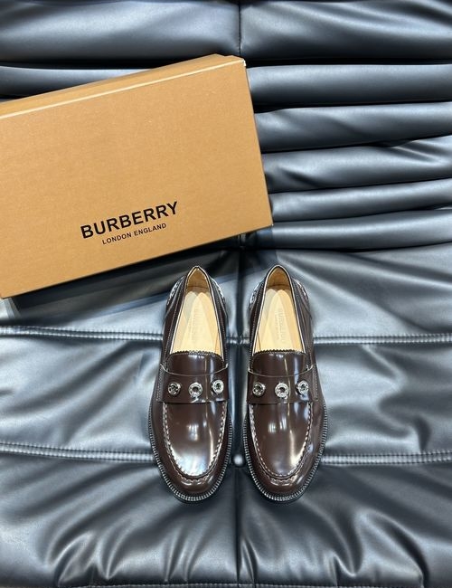 Burberry Calfskin Leather Sole Casual Shoes