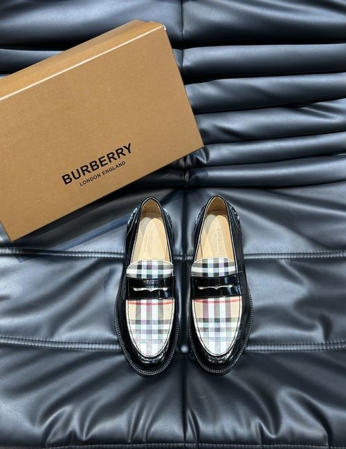 Burberry Calfskin Leather Sole Casual Shoes