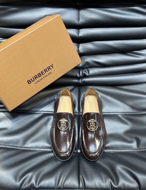 Burberry Calfskin Leather Sole Casual Shoes