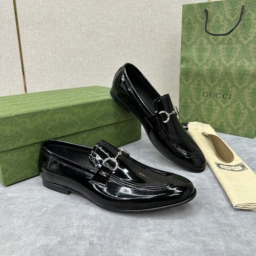 Gucci Horsebit Leather Loafers
