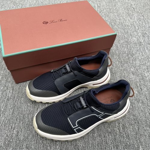 Loro Piana LP Wind Fiber Knit Mesh Casual Sneakers