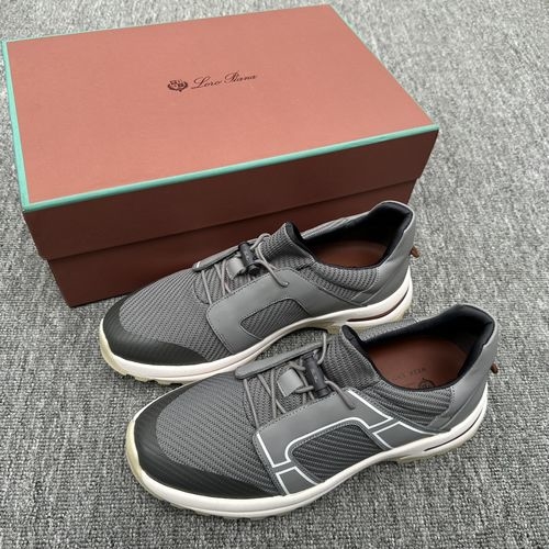 Loro Piana LP Wind Fiber Knit Mesh Casual Sneakers