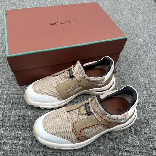 Loro Piana LP Wind Fiber Knit Mesh Casual Sneakers