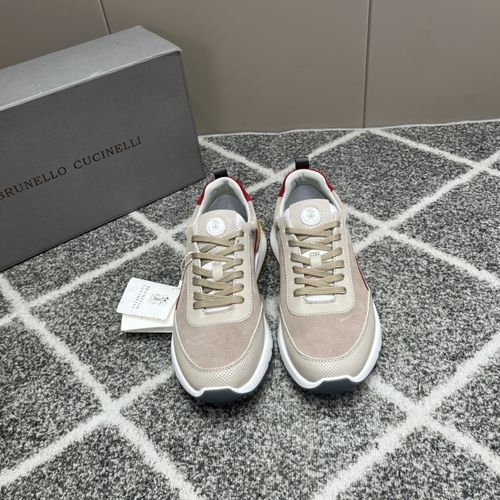 Brunello Cucinelli BC Lace-up Casual Sneakers With Breathable Upper
