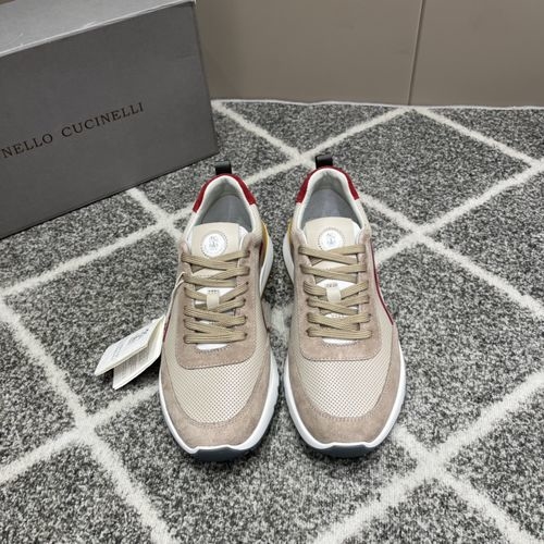 Brunello Cucinelli BC Lace-up Casual Sneakers With Breathable Upper