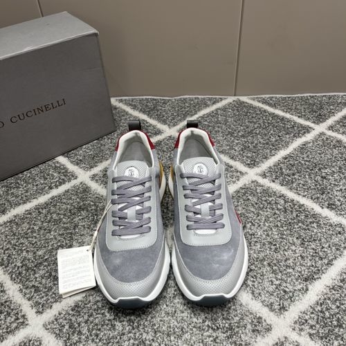 Brunello Cucinelli BC Lace-up Casual Sneakers With Breathable Upper