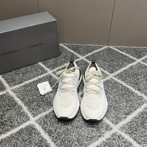 Brunello Cucinelli BC Breathable Knit Casual Shoes With TPU Sole