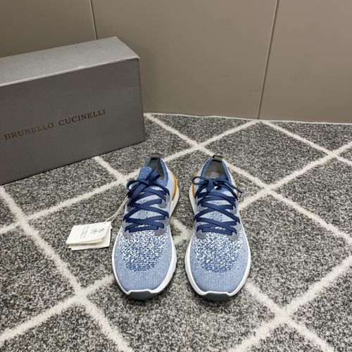 Brunello Cucinelli BC Breathable Knit Casual Shoes With TPU Sole