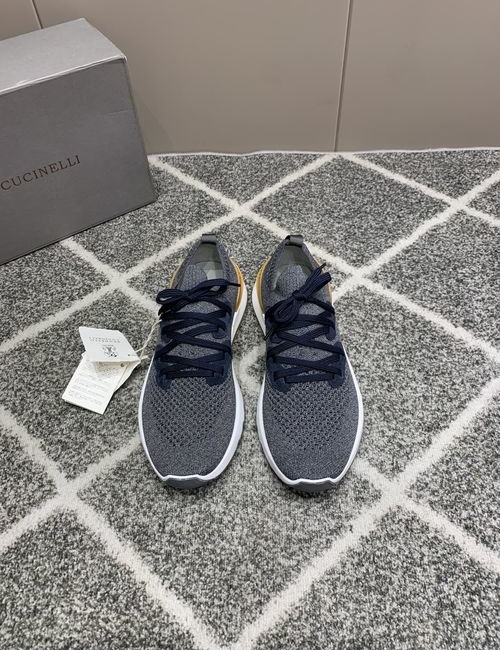 Brunello Cucinelli BC Breathable Knit Casual Shoes With TPU Sole