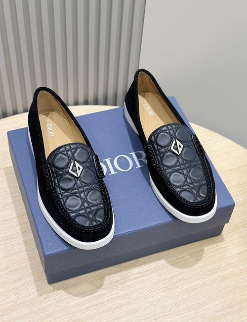 Christian Dior CD Granville Suede Oblique Lace-up Shoes