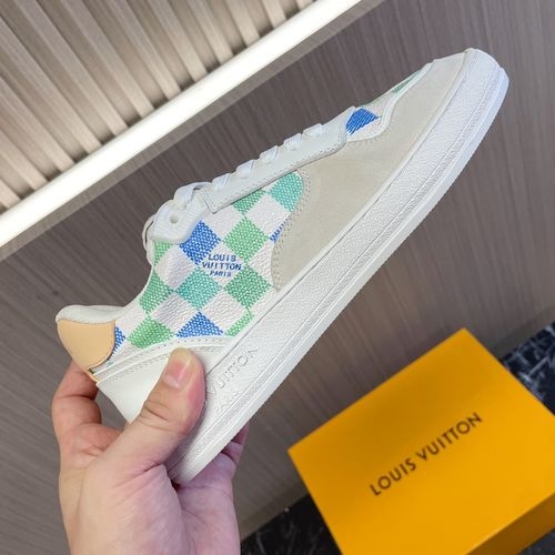 Louis Vuitton LV Stadium Sneaker Checkerboard Skate Shoes