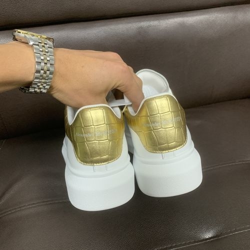 McQueen Premium Quality Leather Sneakers With Box