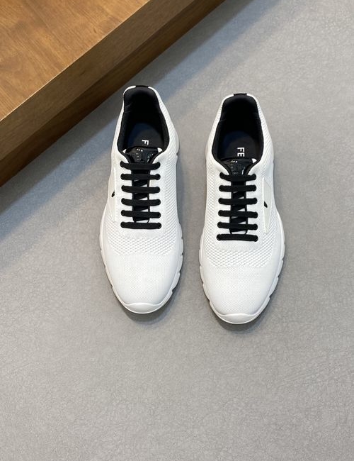 Fendi Monster Print Knit Casual Shoes