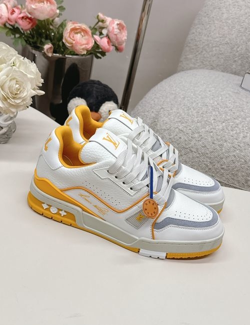 Louis Vuitton LV Silk Cowhide Casual Sneakers