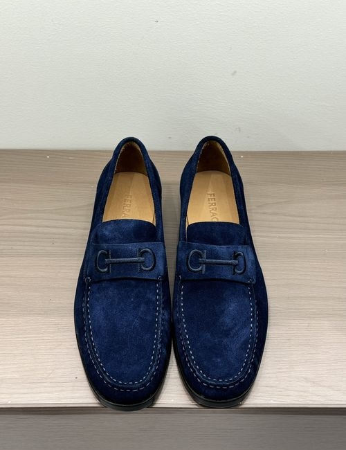 Ferragamo Genuine Leather Casual Loafers