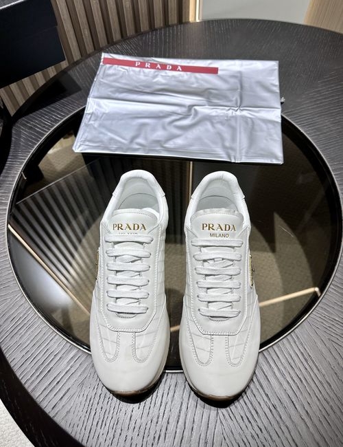 Prada Suede Leather Casual Sneakers