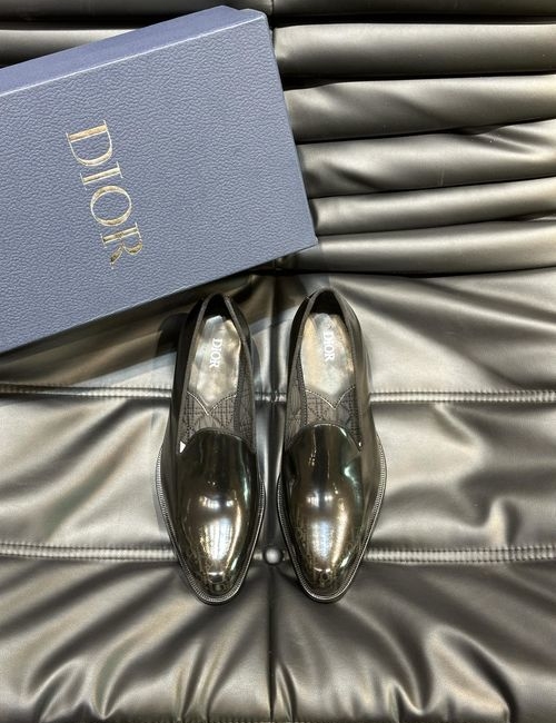 Christian Dior CD Top Grain Leather Sole Dress Shoes