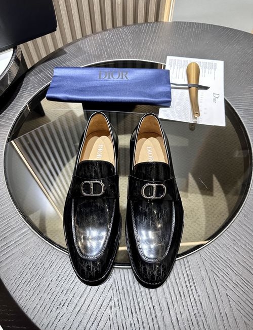 Christian Dior CD Granville Loafers With Oblique Print
