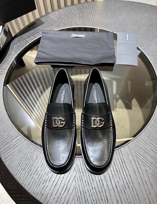 Dolce & Gabbana DG Bernini Moccasin With Antique-Style Badge