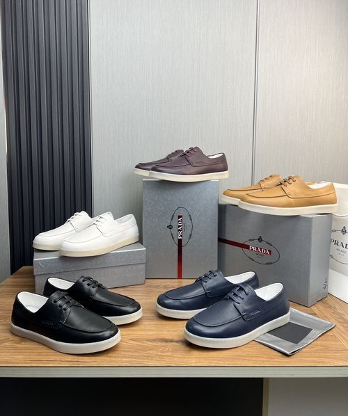 Prada Genuine Leather Casual Shoes